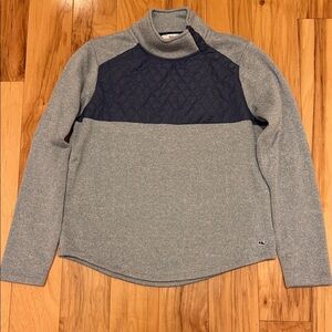Vineyard Vines Women's Gray and Navy Sweatshirt/sweater size medium